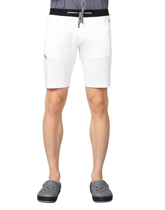 TYZ Shorts for Men, Drawstring Waist with Contrast Black Band, Casual wear, Casual Shorts