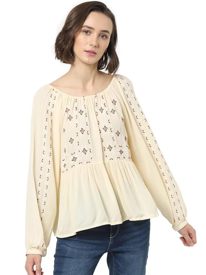 Women's Rayon Blend Regular Fit Top