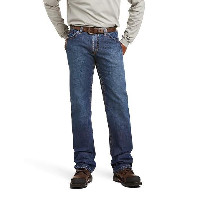 Resistant M4 Low Rise Basic Boot Cut Jean – Men’s Durable Work Jeans Clay