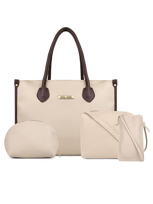 Textured Tote Bag Combo Of 4